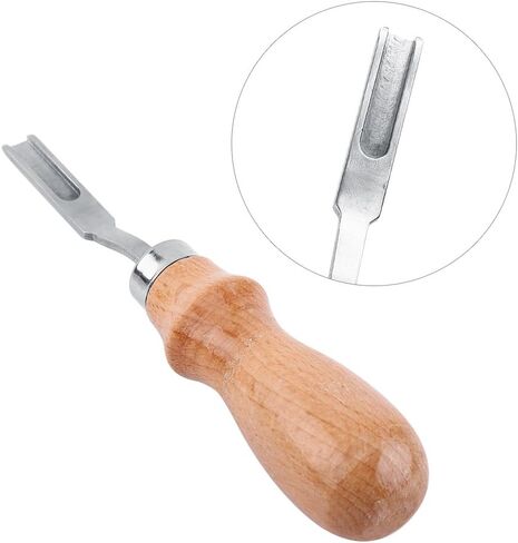 Leather Edge Skiving Beveler Tool, Edge Leather Beveler Craft Edge Beveler, Cutting Beveling Leather Skiver Tool, Wide Mouth Leathercraft Edge Skiving Beveler for DIY Leather Craft in Saudi Arabia
