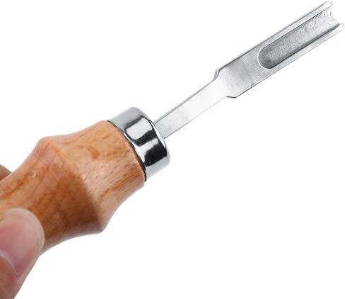 Leather Edge Skiving Beveler Tool, Edge Leather Beveler Craft Edge Beveler, Cutting Beveling Leather Skiver Tool, Wide Mouth Leathercraft Edge Skiving Beveler for DIY Leather Craft in Saudi Arabia