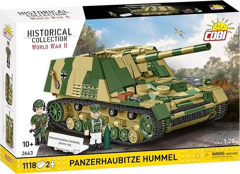 مجموعة COBI التاريخية من الحرب العالمية الثانية Panzerhaubitze Hummel in Saudi Arabia