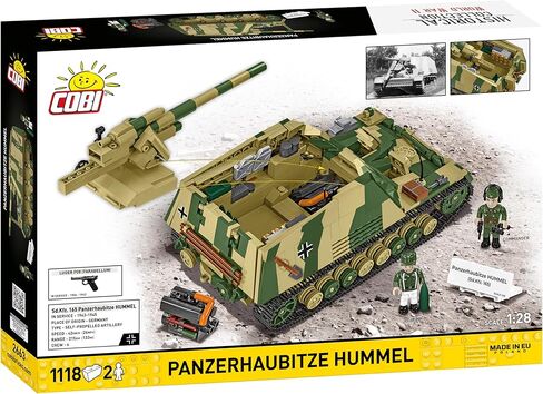 مجموعة COBI التاريخية من الحرب العالمية الثانية Panzerhaubitze Hummel in Saudi Arabia