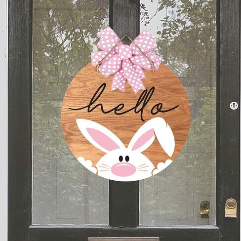 Easter Stencils for Painting on Wood 12" Easter Stencil Spring Stencil Welcome Happy Easter Templates for Porch Door Home Decor in Kuwait
