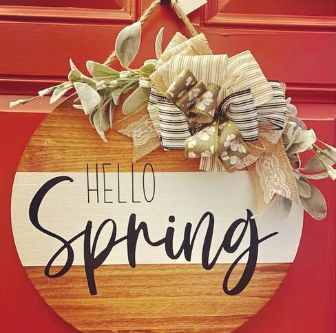 Easter Stencils for Painting on Wood 12" Easter Stencil Spring Stencil Welcome Happy Easter Templates for Porch Door Home Decor in Kuwait