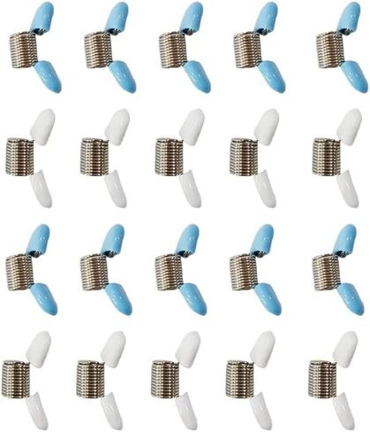 20 Pcs Spring Bead Clamps,Bead Stopper Prevent Beads from Falling for Jewelry Making Tool,DIY Bracelets, Necklaces and Earrings in Saudi Arabia