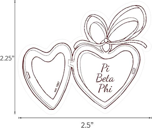 Pi Beta Phi - Sticker Sheet - Teddy Bears and Sisterhood Love Theme in Saudi Arabia
