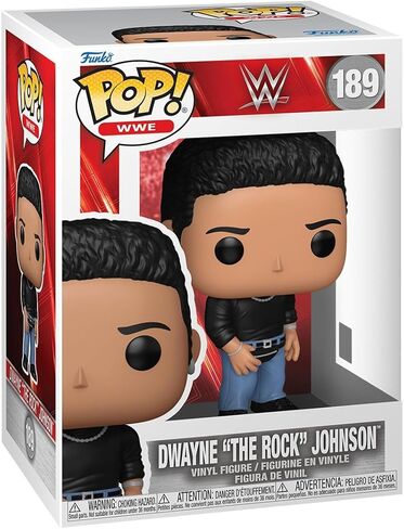 فانكو بوب! WWE: Dwayne The Rock Johnson - مع Fanny Pack - شخصية فينيل قابلة للتجميع - فكرة هدية - بضائع رسمية - ألعاب للأطفال والكبار - عشاق الرياضة in Kuwait