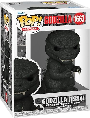 POP Movies: Godzilla 70th Anniversary - Godzilla 1984 Funko Vinyl Figure (Bundled with Compatible Box Protector Case), Multicolor, 3.75 in Saudi Arabia