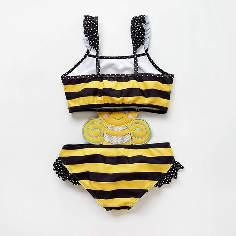 kavkas Toddler Baby Girl One Piece Swimsuit Kids Cute Bathing Suit Rash Guard Bikini for Girls, 12M-6 Year in Kuwait