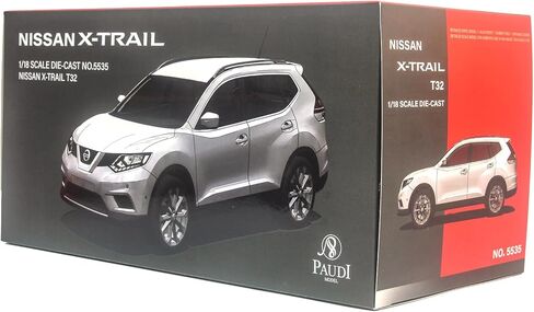نموذج سيارة PAUDI بمقياس 1:18 Rogue 2018 Diecast - نسخة طبق الأصل مصغرة من سيارات الدفع الرباعي بتفاصيل عالية مع إطارات مطاطية لهواة الجمع in Saudi Arabia