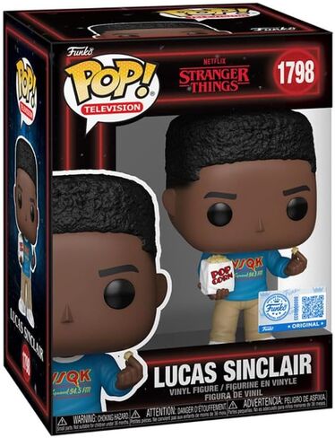 Funko Pop Vinyl Excl ST S5 Lucas Sinclair Popcorn in Kuwait