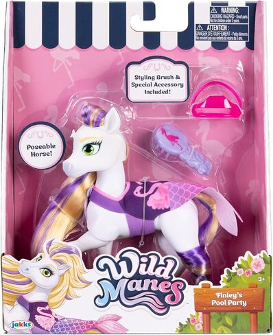 Wild Manes Horse Toys Tilly’s Tennis Match Horse Doll & Finley’s Pool Party Horse Doll 2-Figure Pack in Saudi Arabia