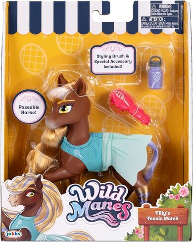 Wild Manes Horse Toys Tilly’s Tennis Match Horse Doll & Finley’s Pool Party Horse Doll 2-Figure Pack in Saudi Arabia