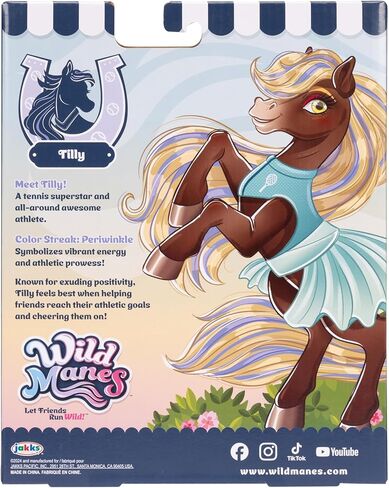 Wild Manes Horse Toys Tilly’s Tennis Match Horse Doll & Finley’s Pool Party Horse Doll 2-Figure Pack in Saudi Arabia