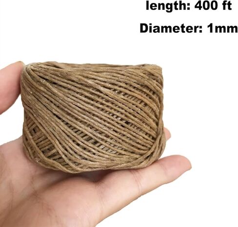 200 ft Hemp Candle Wick 100% Organic Hemp Wick Candle Wick for DIY Candle Making Craft Making in Saudi Arabia