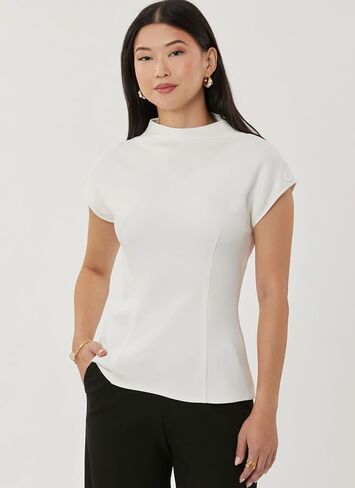 Simplicity SS3103D5 حزمة نمط الخياطة العلوية ذات الرقبة القمعية من Misses، رمز التصميم S3103، الأحجام 4-6-8-10-12 in Kuwait