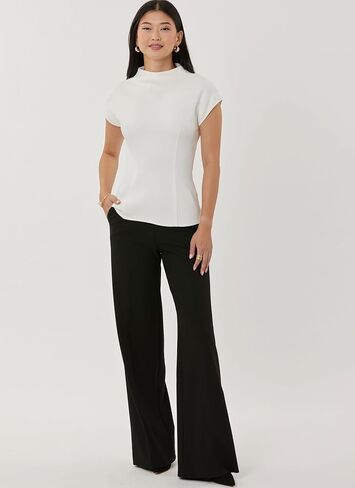 Simplicity SS3103D5 حزمة نمط الخياطة العلوية ذات الرقبة القمعية من Misses، رمز التصميم S3103، الأحجام 4-6-8-10-12 in Kuwait