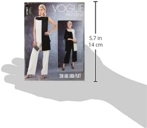 تونيك وسروال من Vogue Patterns Sportswear Misses، مقاس 6-8-10-12-14، برتقالي in Saudi Arabia