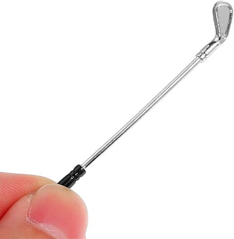 مجموعة واحدة من Veemoon لبيت الدمى المصغر لنادي الجولف، مجموعة نموذج جولف صغير لبيت الدمى، ديكورات رياضية للمناظر الطبيعية الصغيرة، زينة لتزيين حفلات الكيك in Kuwait