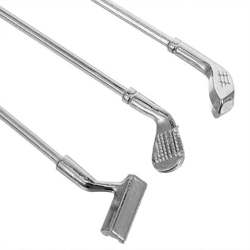 مجموعة واحدة من Veemoon لبيت الدمى المصغر لنادي الجولف، مجموعة نموذج جولف صغير لبيت الدمى، ديكورات رياضية للمناظر الطبيعية الصغيرة، زينة لتزيين حفلات الكيك in Kuwait