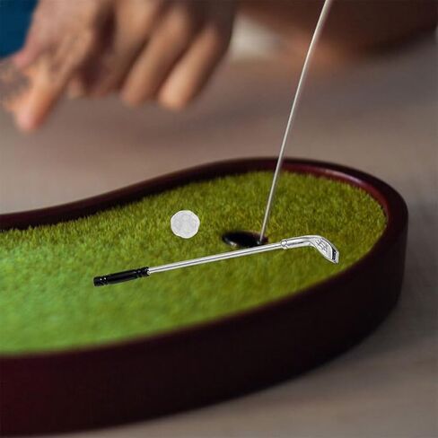 مجموعة واحدة من Veemoon لبيت الدمى المصغر لنادي الجولف، مجموعة نموذج جولف صغير لبيت الدمى، ديكورات رياضية للمناظر الطبيعية الصغيرة، زينة لتزيين حفلات الكيك in Kuwait