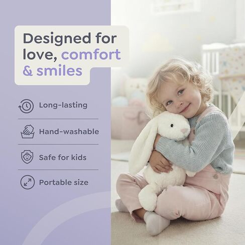 FREND White Bunny Stuffed Animal, Cute Plushies for Women and Kids, Soft Bunny and Rabbit Plush Toy Gift, Adorable Stuffed Animal for Babies and Girls in Saudi Arabia