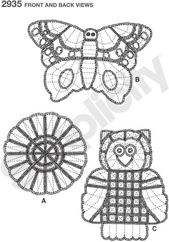 نمط خياطة لحاف Simplicity 2935 للأطفال من تصميم Longia Miller Design، مقاس واحد لكل منهما in Kuwait