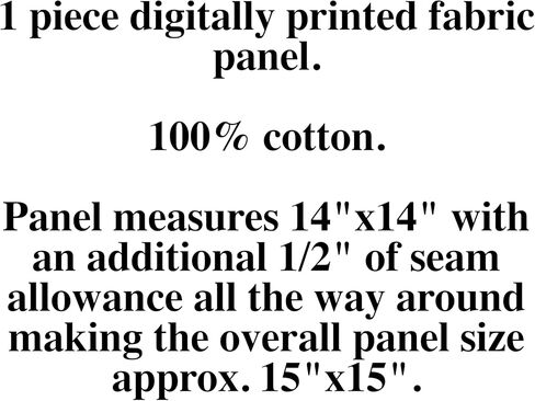 Fabric Panel 14"x14" Floral Baby Highland Cow 100% Cotton Quilting Panel Square L491 in Saudi Arabia