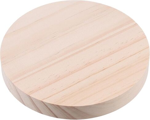 8PCS 6 Inch Round Wooden Discs Circles, 0.78 Inch Thickened Unfinished Wood Wooden Plaque,Woode Coasters for Crafts DIY Painting in Kuwait