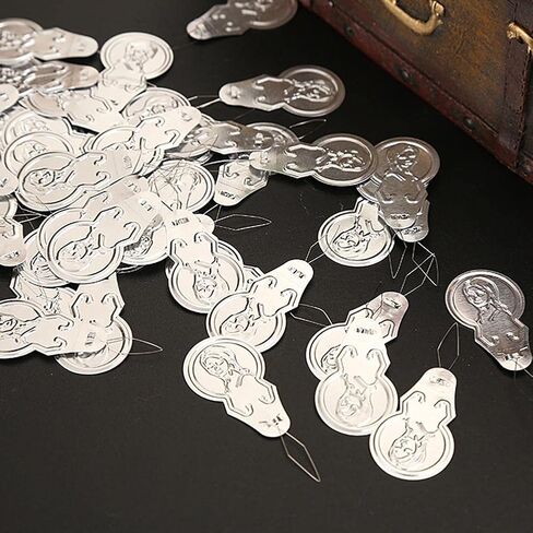 50pcs Embroidery Needle Threader Tool,Aluminum Sewing Machine Needle Threader for Hand Sewin-g Tools,with Gourd-Shaped & Retractable Needles,DIY Needles Threade-r Stitch Insertion Sewing Tool in Saudi Arabia
