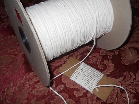 Square Braided #2 Cotton Wick 20 Yards in Saudi Arabia