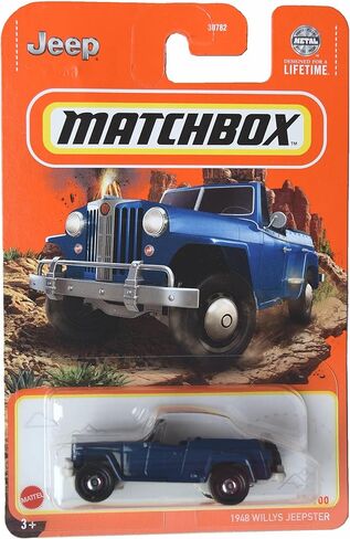 Matchbox 1948 Willys Jeepster, Blue 10/100, HVL74 in Saudi Arabia