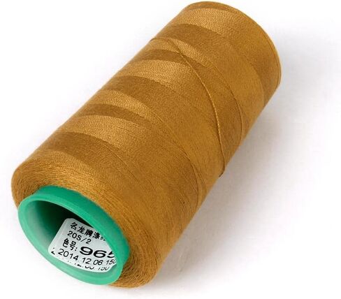 LoveinDIY Jeans Demin Shoes Bag Thread Strong Thick Heavy Duty Spools 3000 YDS, Yellow in Saudi Arabia