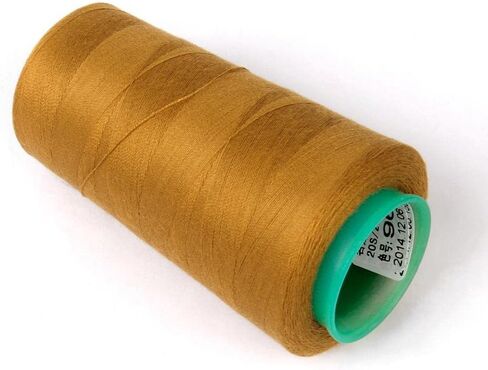 LoveinDIY Jeans Demin Shoes Bag Thread Strong Thick Heavy Duty Spools 3000 YDS, Yellow in Saudi Arabia