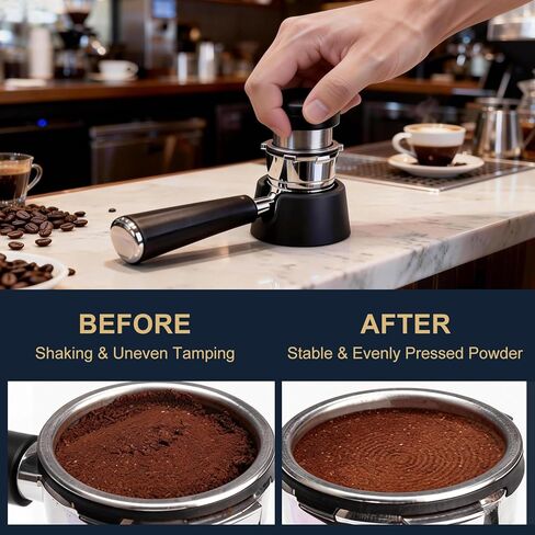 Espresso Tamping Station for Ninja Luxe Cafe Pro Es601 & Es701, Tamper Base Compatible Ninja Espresso Machine Portafilter Holder (Black) in Saudi Arabia