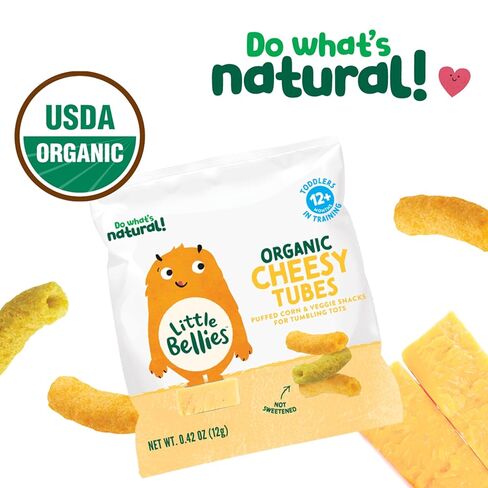 Little Bellies Organic Animal Crackers for 12+ Months, 4.58 Ounce Bag (Pack of 5) in Kuwait