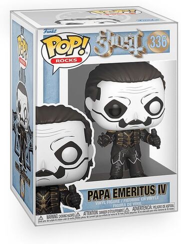Pop Rocks: Ghost - Papa Emeritus IV Vinyl Figure Included with Box Protector Compatible for Funko in Kuwait