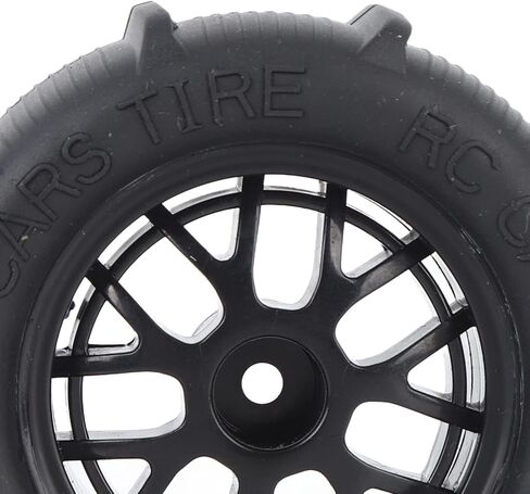 عجلات وإطارات RC، 4 قطع إطارات مطاطية سداسية 12 مم وإطارات بلاستيكية لاستبدال عجلات شاحنة سباق 1/16 1/14 1/18 على الطرق الوعرة وعربات الطرق الوعرة in Kuwait
