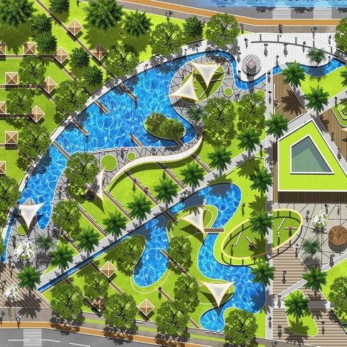 5 Sheets Artificial Water Effect Sticker - DIY Fake River Lake Sheet for Miniature Diorama Scenery. Self Adhesive Blue Ripple Decal for Model Train Layout & Sand Table Decor in Saudi Arabia