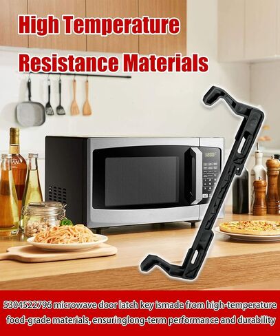 5304522796 OEM Microwave Door Latch Replacement kit Compatible with Frigidaire/Kenmore Microwaves, Replace Ap6979662 5304522796 4977138 20938991 PS12746282 EAP12746282 etc. in Kuwait