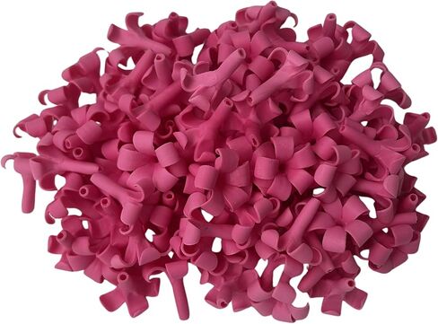 100 PCS Small Puakenikeni (02) Clay Beads for Jewelry Making DIY Craft Supplies (Orange-Yellow) in Saudi Arabia