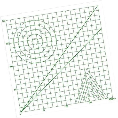 Drawing Mat Drawing Tool For 3D Printing Pen Basic Template Design Mat Gift 220 * 220 * 0.5MM in Saudi Arabia