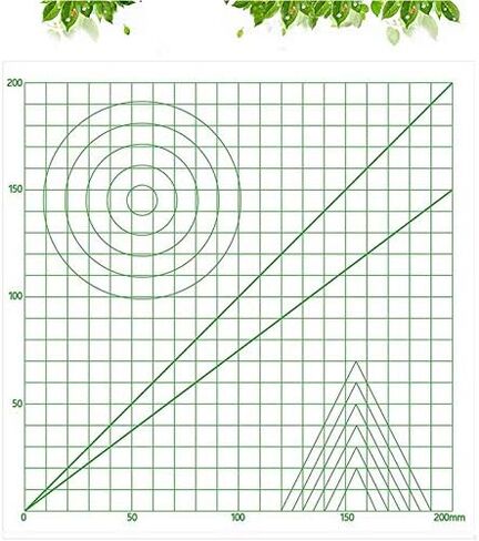 Drawing Mat Drawing Tool For 3D Printing Pen Basic Template Design Mat Gift 220 * 220 * 0.5MM in Saudi Arabia