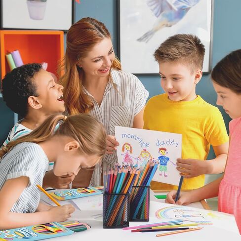 1008 قلم رصاص ملون للأطفال، 84 عبوة من أقلام الرصاص الملونة 12 لونًا، قلم رصاص ملون مُبري مسبقًا للبالغين، لوازم مدرسية كبيرة للمعلمين، لوازم العودة إلى المدرسة، جوائز الفصل الدراسي in Kuwait