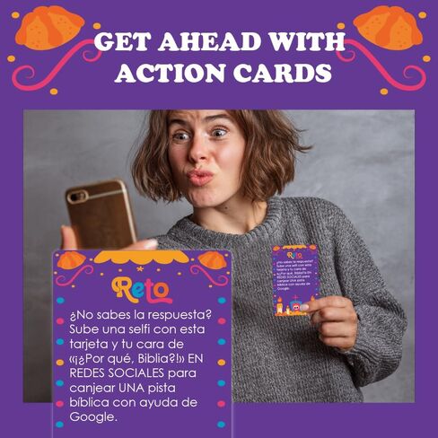 1step2dream Spanish Bible Challenge Game - Interactive Christian Trivia Game for Families & Church Events - Inspiring Religious Catholic Gift in Saudi Arabia