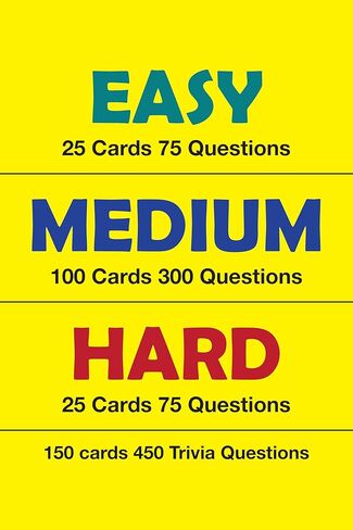 Trivia Game by Professor Jones – 450 Questions with Easy, Medium & Hard Levels, Photo Challenge Cards, Family Trivia Game for Adults & Teens, Party & Game Night Trivia Cards in Saudi Arabia