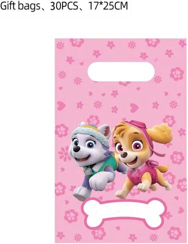 Chloe 30pcs Pink Cartoon Birthday Gift Bags (30 Count) in Saudi Arabia