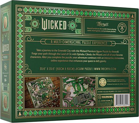 theory11 Wicked Jigsaw Puzzle 1,000 Piece Jigsaw Puzzle - Officially Licensed Wicked Merchandise & Collectibles - Precision Fit and Premium Quality in Saudi Arabia