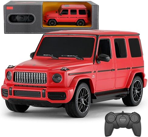 سيارة تحكم عن بعد بمقياس 1:24 لسيارة Mercedes G63، طراز الطرق الوعرة 2.4 جيجا هرتز، سيارات RC، هدية سيارة سباق رياضية كهربائية للبالغين والأطفال والأولاد والبنات - أبيض in Kuwait