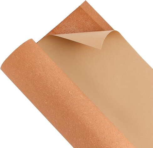 BENECREAT 59x15.9inch Leather Stiffener Roll, Dark Orange Bag Stiffener, Self-Adhesive PVC Leather Roll for Leather Bag Liner, Craft DIY, 0.6mm Thick in Saudi Arabia