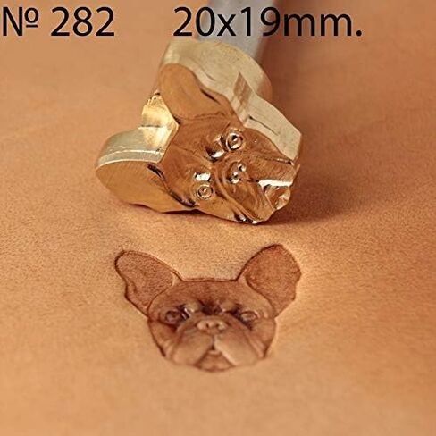 DandS ltd Leather Stamp Tool, Frenchie Dog, Professional Steel Craft Tool for Leatherworking, Embossing, Carving & Stamping Leather Projects, Belts Wallets & DIY Projects Compatible with Mallet #282 in Saudi Arabia