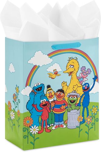 Hallmark 9" Large Square Gift Bag with Tissue Paper (Panda in Sunglasses, UR So Cool!) for Kids, Birthdays, Back to School in Saudi Arabia